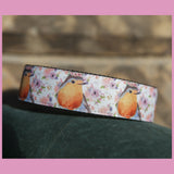 SNIEGIENA - 4 cm pločio spausdintos juostos antkaklis