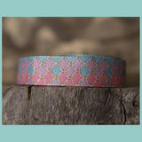 ŽUVYTĖS - 2,5 cm pločio spausdintos juostos antkaklis