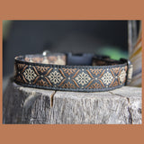 KAVA - 2,5 cm pločio austos juostos antkaklis