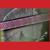 VIDURVASARIS - 4 cm pločio austos juostos antkaklis