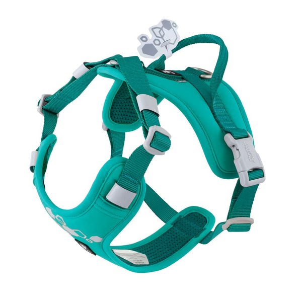 Hurtta Weekend Warrior Harness II ECO Peacock Y formos petnešos