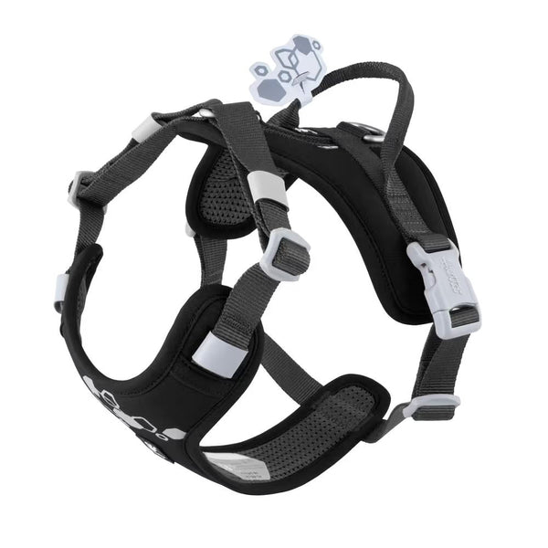Hurtta Weekend Warrior Harness II ECO Raven Y formos petnešos