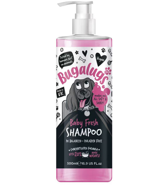 BUGALUGS Baby Fresh šampūnas šuniukams, 500 ml. 1:20 koncentratas