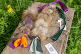 Lapės kailio ir fliso pynė DOGGIE ZEN - M dydžio