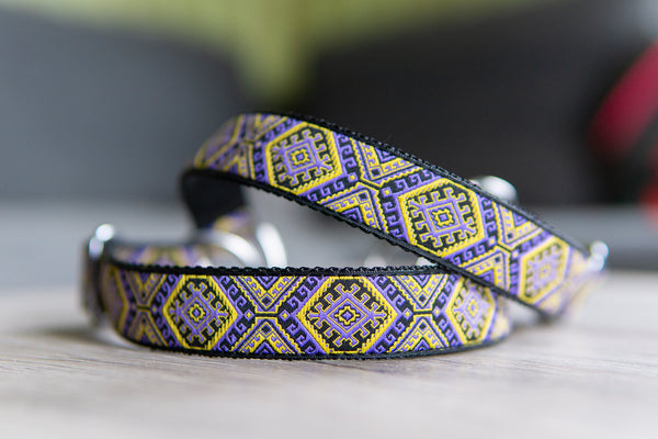 PERKŪNAS - 2,5 cm pločio austos juostos antkaklis