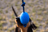 KIWI WALKER Egg žaislas šunims su virvute